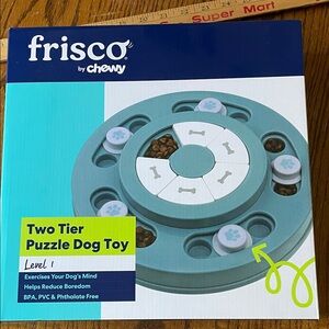 Frisco Interactive Blue Puzzle Dog Toy